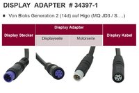 Adapterkabel Display Blocks Gen 2 (Male) auf HIGO (Female) 30mm
